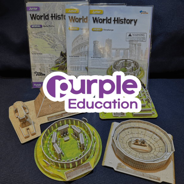 Purple Education-3D立體拼圖_世界歷史系列