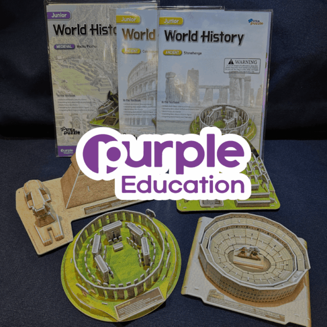 Purple Education-3D立體拼圖_世界歷史系列