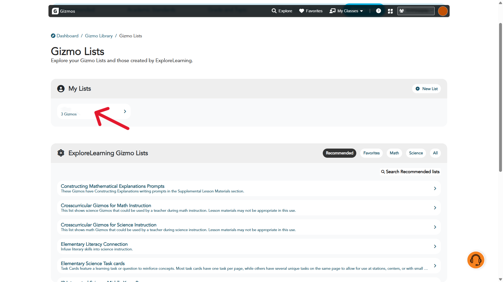 Gizmos 科學探索互動實驗室-教學清單